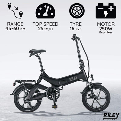 Riley RB1 Folding Electic Bike (Lightweight, Portable, TFT Display)