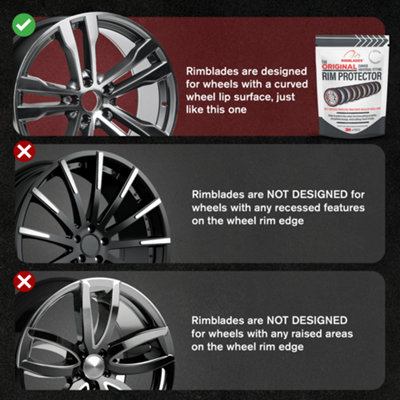 Rimblades Original Alloy Wheel Rim Protectors - Styling Kit Universal ...