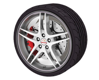 Rimblades Original Alloy Wheel Rim Protectors Styling Kit Universal Fit Yellow