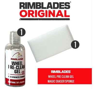 Rimblades Original Alloy Wheel Rim Protectors Styling Kit Universal Fit Yellow