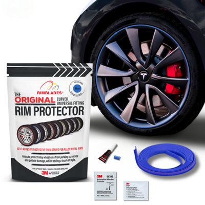 Rimblades Original Blue Alloy Wheel Protectors for 1 Wheel Only