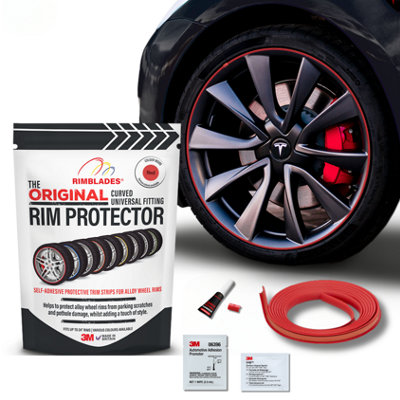 Rimblades Original Red Alloy Wheel Protectors for 1 Wheel Only