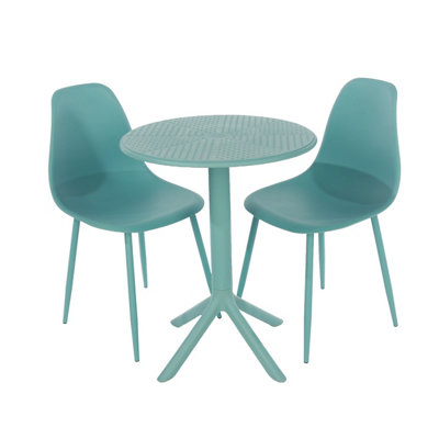 Rimini Cala Table and Two Chair Outdoor Bistro Set