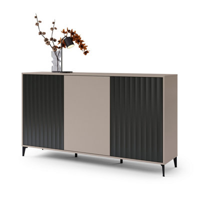 Rimini Premium 3 Door Sideboard Textured Design