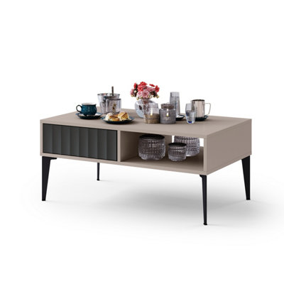 Rimini Premium Coffee Table with Storage & Drawer