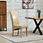 Rimini Vegan Leather PU Dining Chairs - Set of 2