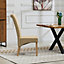 Rimini Vegan Leather PU Dining Chairs - Set of 2
