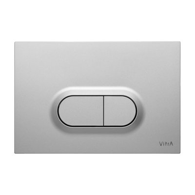 Rimless Wall Hung Toilet & VITRA 0.75m Low Concealed Cistern Frame Curve Plate-Complete Set-Anti-Fingerprint Plate