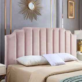 Rincon Plush 26 inch Strutted Headboard - Pink