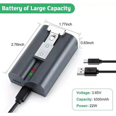 Ring Doorbell Battery x 2 Quick Release Rechargeable Packs