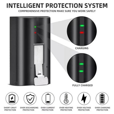 Ring Doorbell Battery x 2 Quick Release Rechargeable Packs