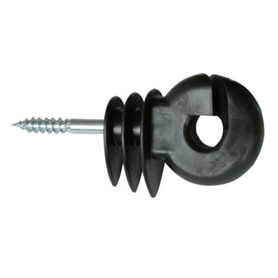 Ring Insulator With Short Support (40 Pack) Black (One Size)