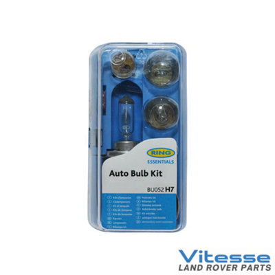 RING Spare Light Bulb Kit H7 Exterior Lighting Fuses Compact Easy ...