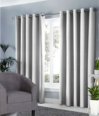 Ring Top Thermal Blackout Curtains - 46x54 Inches