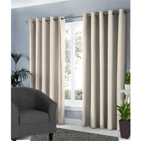 Ring Top Thermal Blackout Curtains - 66x54 Inches