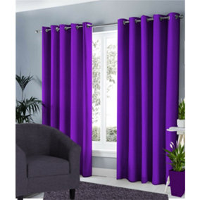 Ring Top Thermal Blackout Curtains - 66x90 Inches