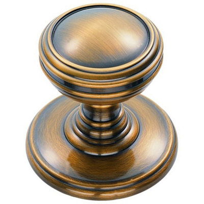 Ringed Tiered Cupboard Door Knob 38mm Diameter Florentine Bronze Cabinet Handle