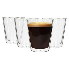 Rink Drink Double-Walled Glasses Set - 200ml - Pack of 4