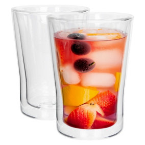 Rink Drink Double-Walled Glasses Set - 360ml - Pack of 2