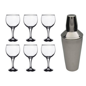 Rink Drink - Gin Cocktail Shaker Set - 645ml - 7pc