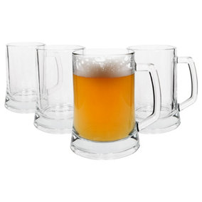 Rink Drink Glass Mugs - 500ml - Pack of 4