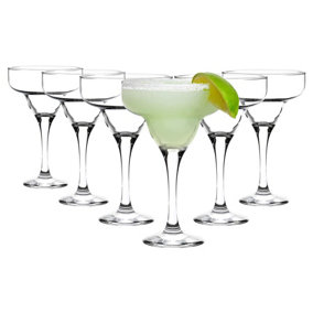 Rink Drink - Margarita Glasses - 300ml - Clear - Pack of 6