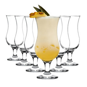 Rink Drink Pina Colada Glasses - 460ml - Clear - Pack of 6