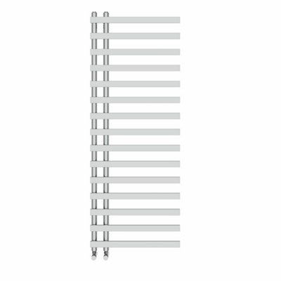 Rinse 1600 x 600mm Square Chrome Designer Heated Towel Rail Bathroom Ladder Radiator Warmer - Central Heating Towel Radiator