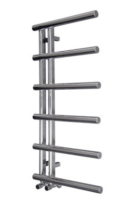 Rinse 988x500mm Designer Bathroom Heated Towel Rail Radiator Chrome