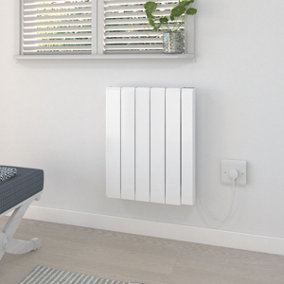 Rinse Bathrooms 1500W Electric Ceramic Radiator with Smart WIFI Connection, Daily & Weekly Timer Function, Open Window Function