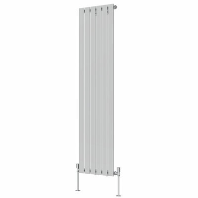 Rinse Bathrooms 1600x408mm Vertical Column Designer Radiator Chrome ...