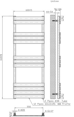 Rinse Bathrooms 1600x600mm White Designer Flat Panel Electric Heated Towel Rail Thermostatic Timer Bathroom Towel Radiator 800W