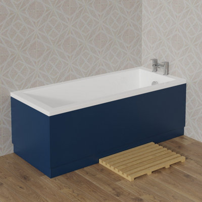 Rinse Bathrooms 1700mm Front Straight Wood Bath Panel 18mm MDF Painting ...