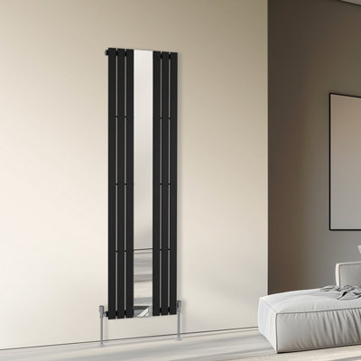 Rinse Bathrooms 1800x555mm Vertical Column Designer Mirror Radiator ...