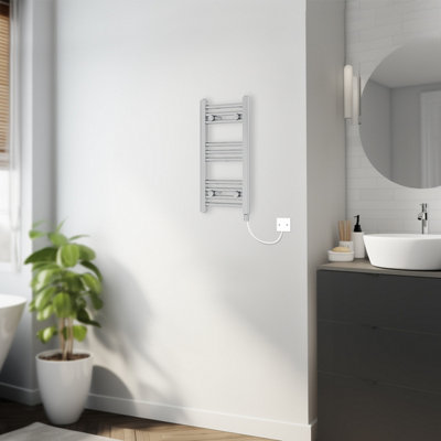 Rinse Bathrooms 200W Electric Heated Warming Towel Rail Bathroom ...