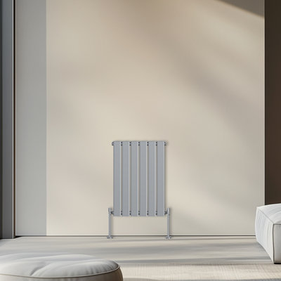 Rinse Bathrooms 600x408mm Horizontal Column Designer Radiator Chrome ...
