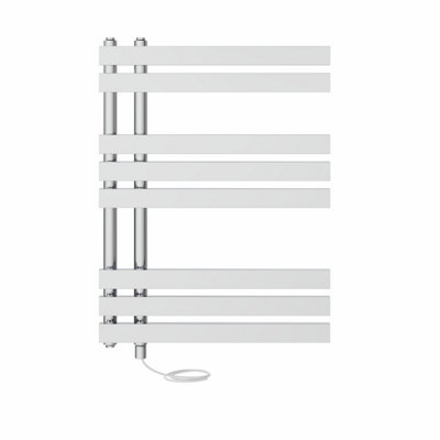 Rinse Bathrooms 800x600mm Chrome Designer Bathroom Electric Heated ...