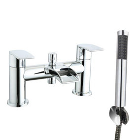 Rinse Bathrooms Bath Shower Mixer Tap with Hand Shower