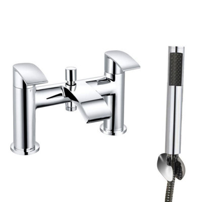 Rinse Bathrooms Bath Taps with Shower Waterfall Bathroom Bathtub Mixer ...
