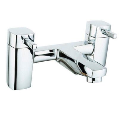 Rinse Bathrooms Bathroom Double Lever Bath Tub Filler Mixer Tap