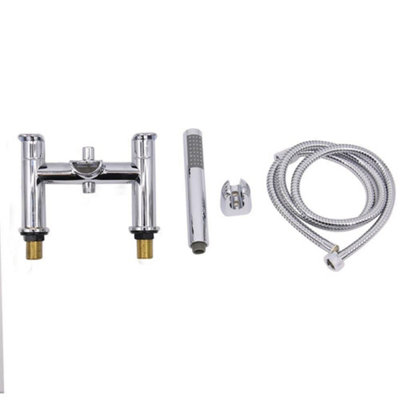 Rinse Bathrooms Bathroom Waterfall Double Handle Mixer Monobloc Tap ...