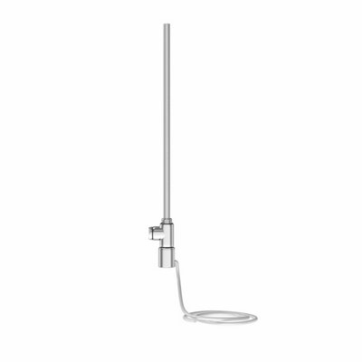 Rinse Bathrooms Electric Heating Element Dual Fuel + Chrome Cover Cap + Chrome T Piece with End Plug for Heated Towel Rail 1000W