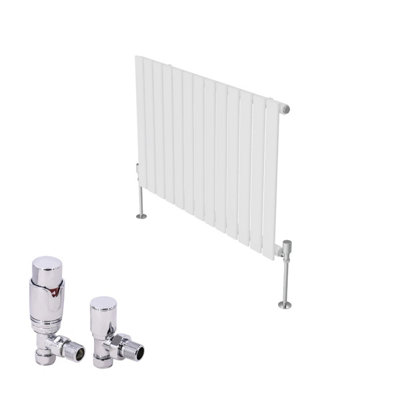 Rinse Bathrooms Horizontal Designer Flat Panel Radiator Radiators White ...