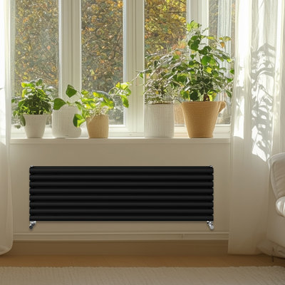 Rinse Bathrooms Horizontal Radiator Oval Panel Double Column Hallway ...