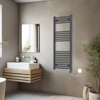 Towel rail timer in bathroom hotsell