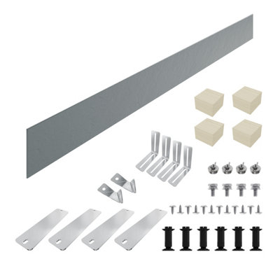 Rinse Bathrooms SMC Riser Kit for Rectangular Shower Tray up to 1200mm ...