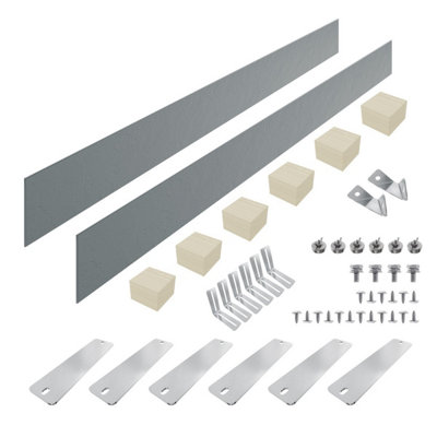 Rinse Bathrooms SMC Riser Kit for Rectangular Shower Tray up to 1800mm ...
