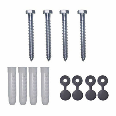 Rinse Bathrooms Traditional Radiator 2 Column Black Floor Mounting Legs ...