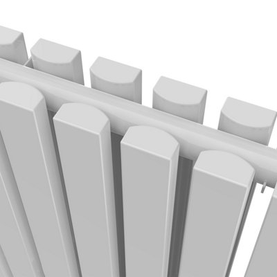 Rinse Bathrooms White 1800x480mm Vertical Designer Column Radiator ...