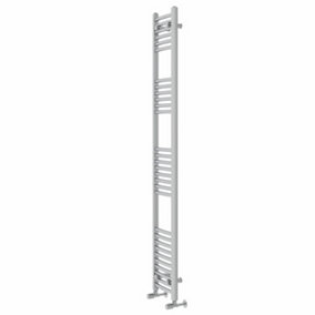 Rinse Curved Bathroom Heated Towel Rail Ladder Radiator Chrome 1800x300mm